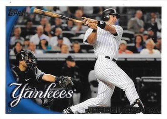 #NYY13 Jorge Posada - New York Yankees - 2010 Topps New York Yankees Baseball