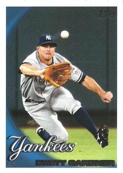 #NYY5 Brett Gardner - New York Yankees - 2010 Topps New York Yankees Baseball