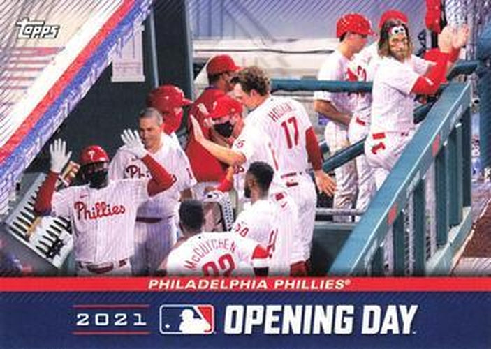 #OD-4 Philadelphia Phillies - Philadelphia Phillies - 2021 Topps Opening Day Baseball - Opening Day