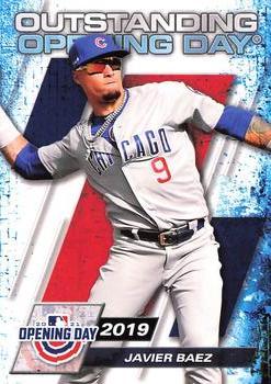 #OOD-3 Javier Baez - Chicago Cubs - 2021 Topps Opening Day Baseball - Outstanding Opening Day