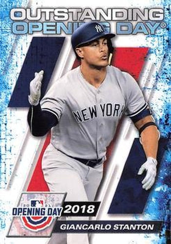 #OOD-5 Giancarlo Stanton - New York Yankees - 2021 Topps Opening Day Baseball - Outstanding Opening Day