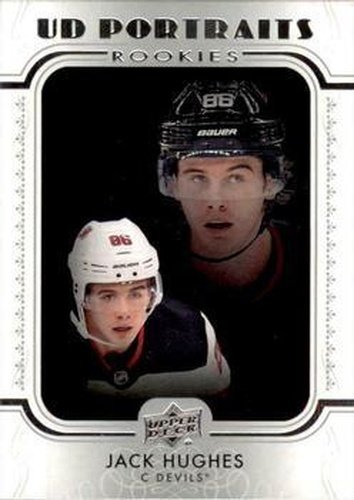 #P-100 Jack Hughes - New Jersey Devils - 2019-20 Upper Deck - UD Portraits Hockey