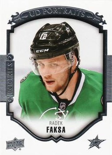#P-104 Radek Faksa - Dallas Stars - 2015-16 Upper Deck - UD Portraits Hockey