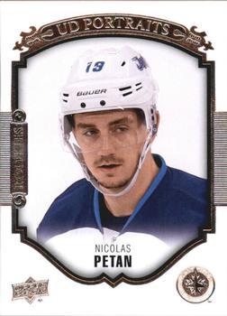 #P-106 Nicolas Petan - Winnipeg Jets - 2015-16 Upper Deck - UD Portraits Hockey