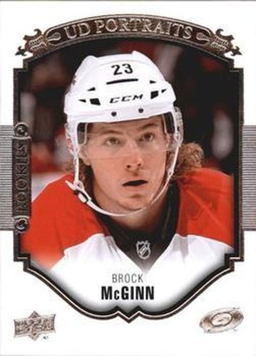 #P-109 Brock McGinn - Carolina Hurricanes - 2015-16 Upper Deck - UD Portraits Hockey