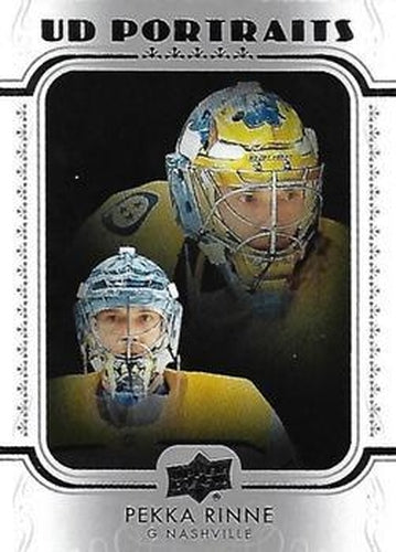 #P-11 Pekka Rinne - Nashville Predators - 2019-20 Upper Deck - UD Portraits Hockey