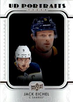 #P-12 Jack Eichel - Buffalo Sabres - 2019-20 Upper Deck - UD Portraits Hockey