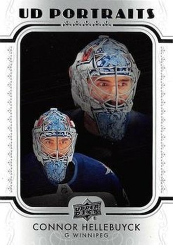 #P-13 Connor Hellebuyck - Winnipeg Jets - 2019-20 Upper Deck - UD Portraits Hockey