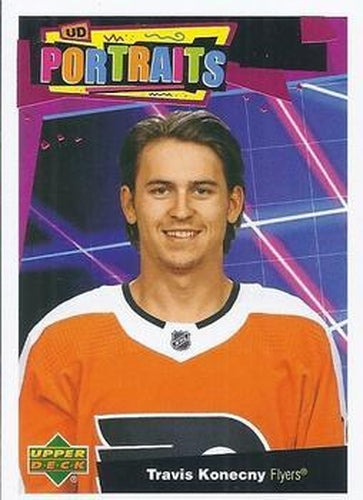 #P-13 Travis Konecny - Philadelphia Flyers - 2020-21 Upper Deck Portraits Hockey