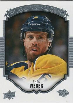 #P-15 Shea Weber - Nashville Predators - 2015-16 Upper Deck - UD Portraits Hockey