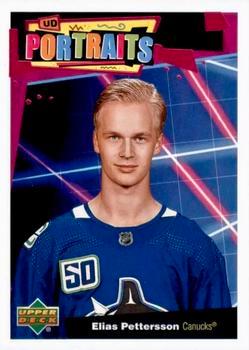 #P-16 Elias Pettersson - Vancouver Canucks - 2020-21 Upper Deck Portraits Hockey