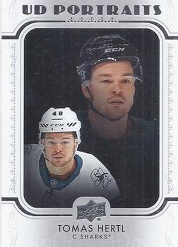 #P-16 Tomas Hertl - San Jose Sharks - 2019-20 Upper Deck - UD Portraits Hockey