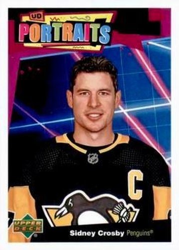 #P-17 Sidney Crosby - Pittsburgh Penguins - 2020-21 Upper Deck Portraits Hockey