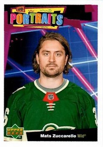 #P-18 Mats Zuccarello - Minnesota Wild - 2020-21 Upper Deck Portraits Hockey