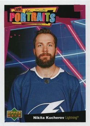 #P-20 Nikita Kucherov - Tampa Bay Lightning - 2020-21 Upper Deck Portraits Hockey