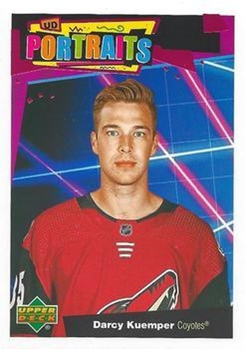 #P-22 Darcy Kuemper - Arizona Coyotes - 2020-21 Upper Deck Portraits Hockey