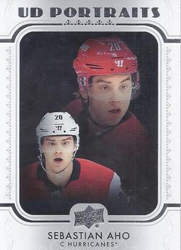 #P-24 Sebastian Aho - Carolina Hurricanes - 2019-20 Upper Deck - UD Portraits Hockey