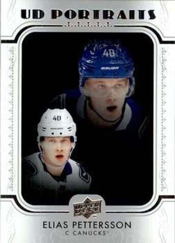#P-25 Elias Pettersson - Vancouver Canucks - 2019-20 Upper Deck - UD Portraits Hockey