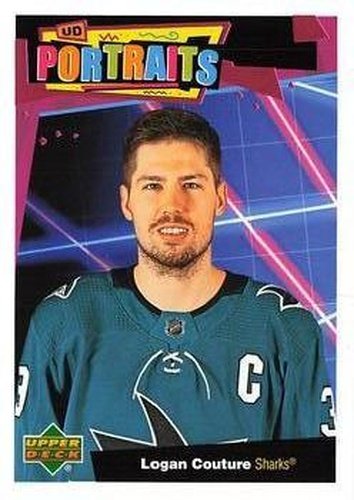 #P-26 Logan Couture - San Jose Sharks - 2020-21 Upper Deck Portraits Hockey