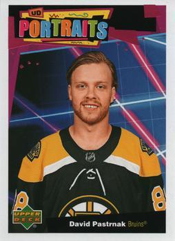 #P-27 David Pastrnak - Boston Bruins - 2020-21 Upper Deck Portraits Hockey