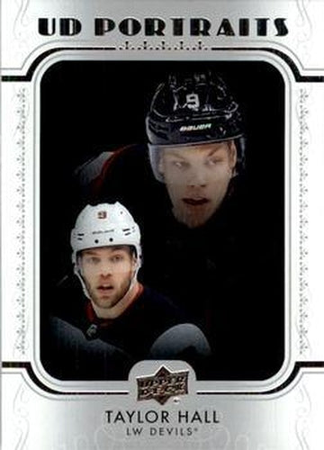 #P-27 Taylor Hall - New Jersey Devils - 2019-20 Upper Deck - UD Portraits Hockey