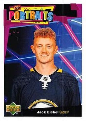 #P-29 Jack Eichel - Buffalo Sabres - 2020-21 Upper Deck Portraits Hockey