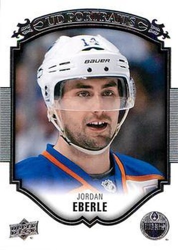 #P-30 Jordan Eberle - Edmonton Oilers - 2015-16 Upper Deck - UD Portraits Hockey
