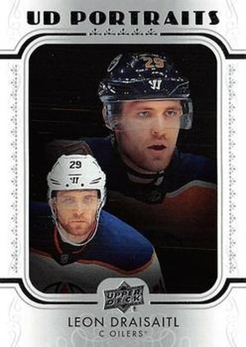 #P-32 Leon Draisaitl - Edmonton Oilers - 2019-20 Upper Deck - UD Portraits Hockey