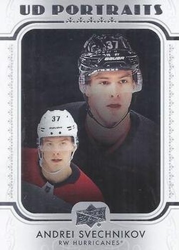 #P-34 Andrei Svechnikov - Carolina Hurricanes - 2019-20 Upper Deck - UD Portraits Hockey