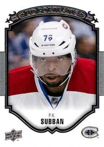 #P-35 P.K. Subban - Montreal Canadiens - 2015-16 Upper Deck - UD Portraits Hockey