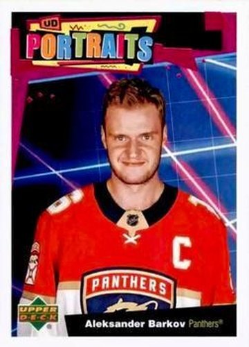 #P-37 Aleksander Barkov - Florida Panthers - 2020-21 Upper Deck Portraits Hockey