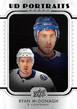 #P-38 Ryan McDonagh - Tampa Bay Lightning - 2019-20 Upper Deck - UD Portraits Hockey