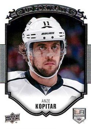 #P-39 Anze Kopitar - Los Angeles Kings - 2015-16 Upper Deck - UD Portraits Hockey