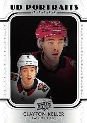 #P-3 Clayton Keller - Arizona Coyotes - 2019-20 Upper Deck - UD Portraits Hockey