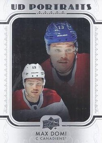 #P-40 Max Domi - Montreal Canadiens - 2019-20 Upper Deck - UD Portraits Hockey