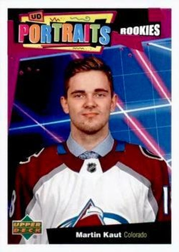 #P-45 Martin Kaut - Colorado Avalanche - 2020-21 Upper Deck Portraits Hockey