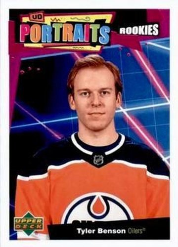 #P-46 Tyler Benson - Edmonton Oilers - 2020-21 Upper Deck Portraits Hockey