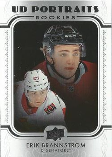 #P-47 Erik Brannstrom - Ottawa Senators - 2019-20 Upper Deck - UD Portraits Hockey
