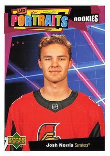 #P-47 Josh Norris - Ottawa Senators - 2020-21 Upper Deck Portraits Hockey