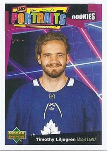 #P-50 Timothy Liljegren - Toronto Maple Leafs - 2020-21 Upper Deck Portraits Hockey