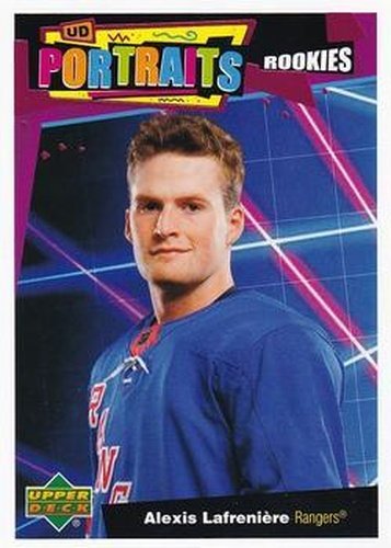 #P-51 Alexis Lafreniere - New York Rangers - 2020-21 Upper Deck Portraits Hockey
