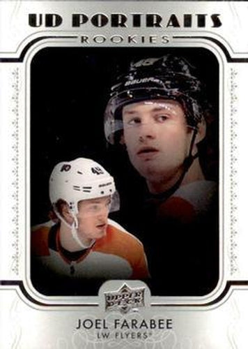 #P-52 Joel Farabee - Philadelphia Flyers - 2019-20 Upper Deck - UD Portraits Hockey