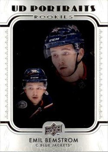 #P-54 Emil Bemstrom - Columbus Blue Jackets - 2019-20 Upper Deck - UD Portraits Hockey