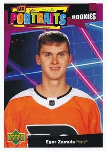 #P-57 Egor Zamula - Philadelphia Flyers - 2020-21 Upper Deck Portraits Hockey