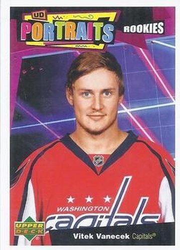 #P-58 Vitek Vanecek - Washington Capitals - 2020-21 Upper Deck Portraits Hockey