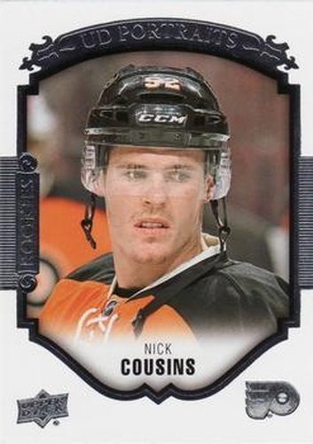 #P-62 Nick Cousins - Philadelphia Flyers - 2015-16 Upper Deck - UD Portraits Hockey