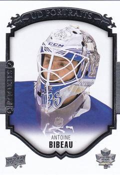 #P-63 Antoine Bibeau - Toronto Maple Leafs - 2015-16 Upper Deck - UD Portraits Hockey