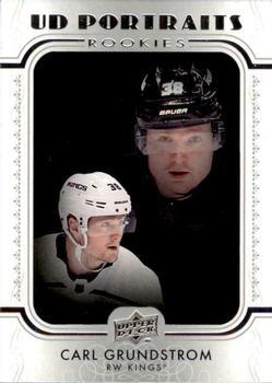 #P-64 Carl Grundstrom - Los Angeles Kings - 2019-20 Upper Deck - UD Portraits Hockey