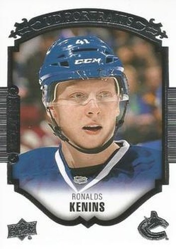 #P-69 Ronalds Kenins - Vancouver Canucks - 2015-16 Upper Deck - UD Portraits Hockey
