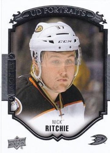 #P-70 Nick Ritchie - Anaheim Ducks - 2015-16 Upper Deck - UD Portraits Hockey